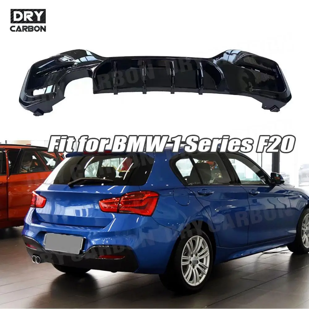 

Carbon Fiber Look ABS Rear Bumper Lip Spoiler for BMW 1 Series F20 M Sport M135i M140i 2016 2017 2018 Car Diffuser Accessories