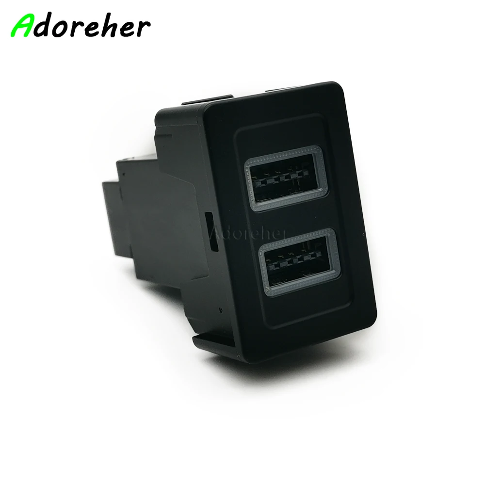Power Dual Car Charger QC3.0 USB Audio Data Interface Socket Adapter for Cell Phone Charger For Suzuki SX4 Accessories