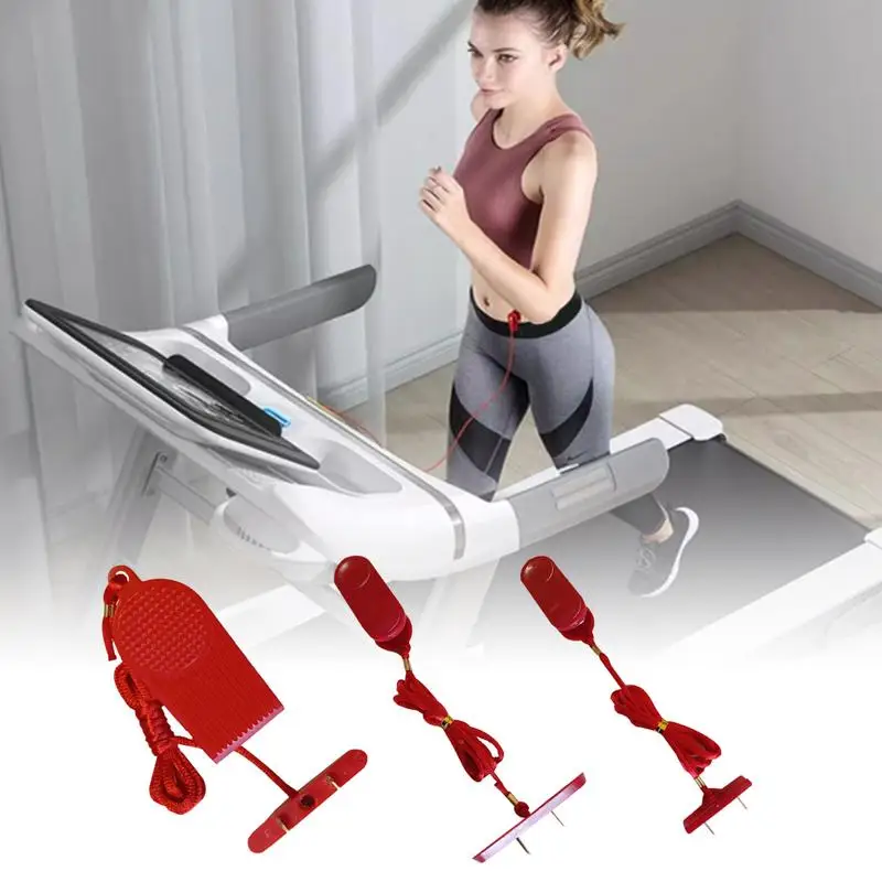 Sturdy Clip Exercise Treadmill Security Key Universal double insert Safety Key Switch Emergency Stop Treadmill accessories
