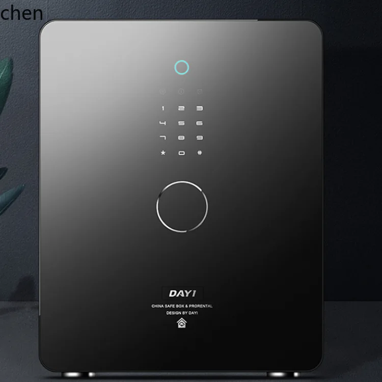 HT Safe Small Home Office Fingerprint Recognition Safe Password WiFi All-Steel Hidden Type