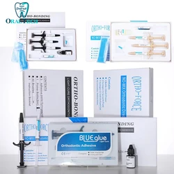 Dental Orthodontic Adhesive for Bracket Brace Teeth Light Curing Bonding Blue/Green Glue Self Cure Resin Gel  Direct System