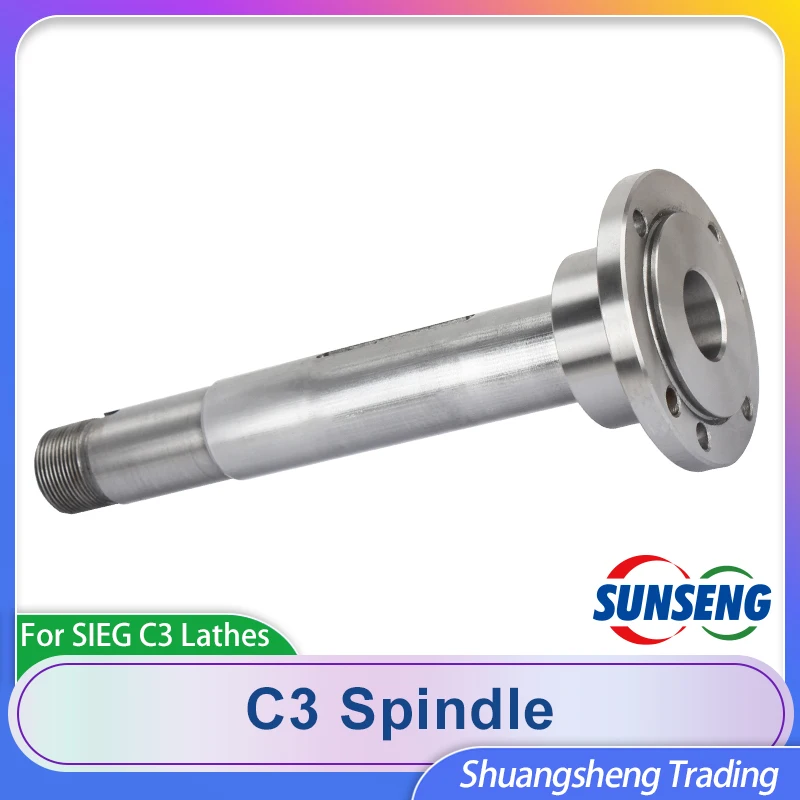 Chuck Flange 80mm Spindle SIEG C3-003 MT3# lathe spindle