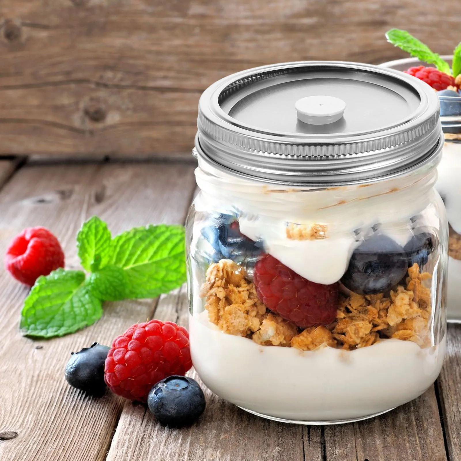 

304 Stainless Steel Jar Vacuum Sealer Kit Vacuum Seal Lid for Mason Jars Canning Supplies Food Storage Canning Supplies