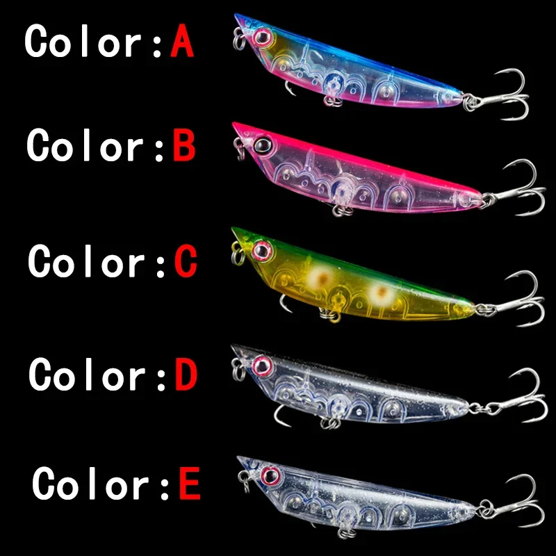 Fishing Lure Bait Swimbait Jerkbait Pencil 80mm 9g Walk Dog Floating Lures Bass bait luer Floating Pencil Surface Stick