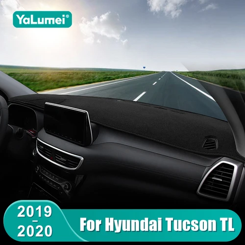 Para Hyundai Tucson TL 2019 2020, cubierta parasol para salpicadero de coche, accesorios de alfombrilla antideslizante para escritorio de instrumentos
