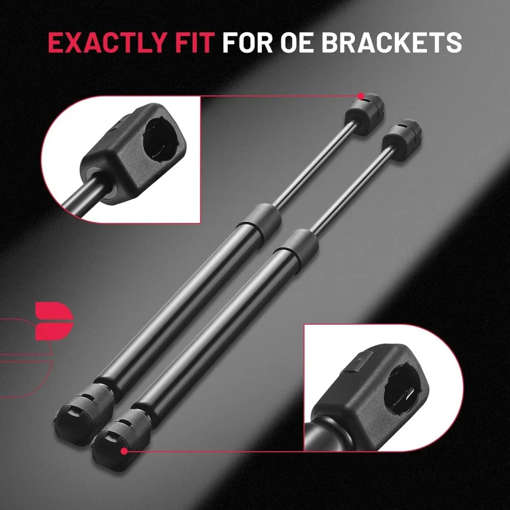 8196309 دعامات غاز 289N مقاس 13 بوصة لـ Leer Camper Shell/نافذة/صندوق الأدوات (مجموعة من 2) #6