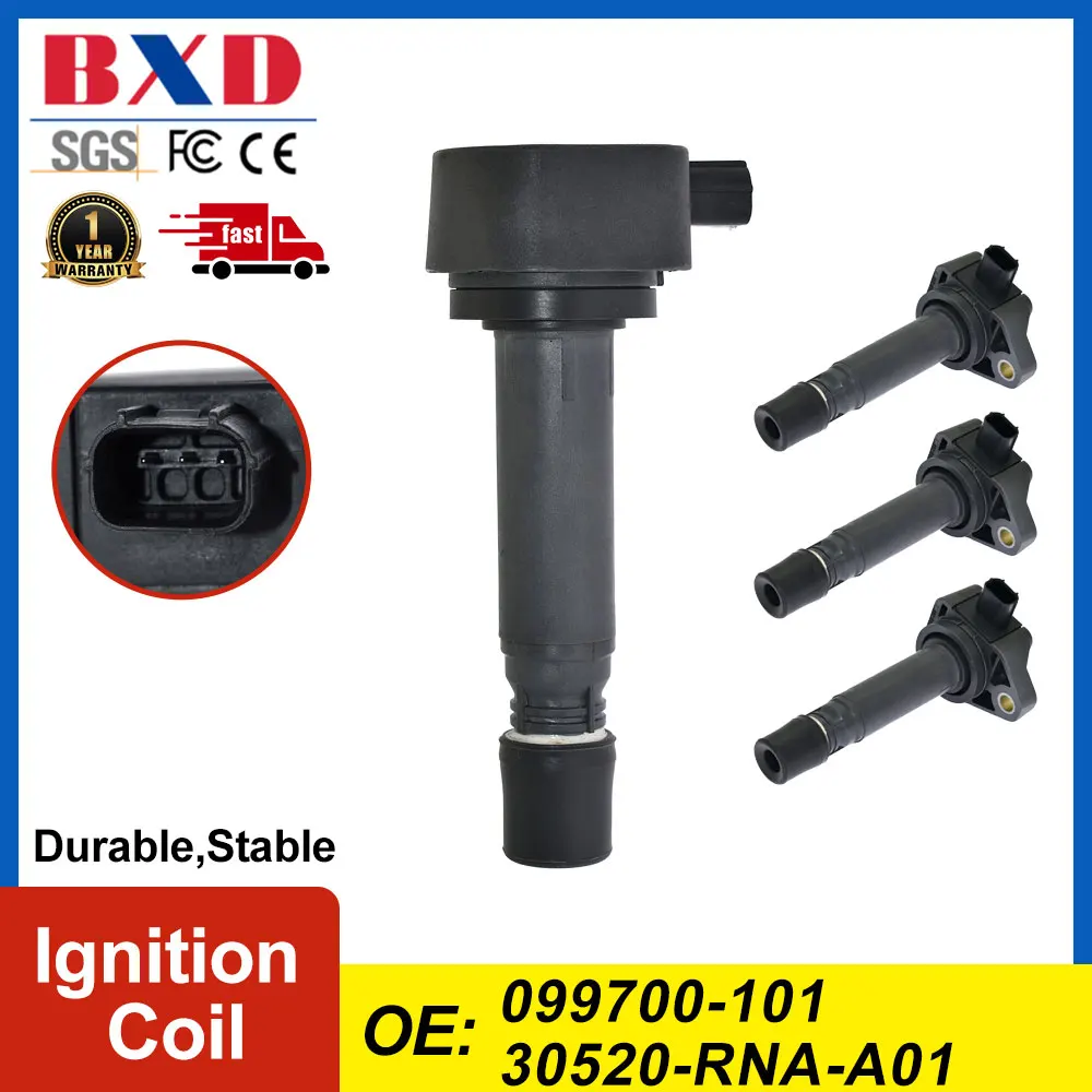 

1/4 шт. катушка зажигания 099700 -101 30520-RNA-A01 Для Honda ACCORD CIIMO CITY CIVIC CR-V PIRIOR