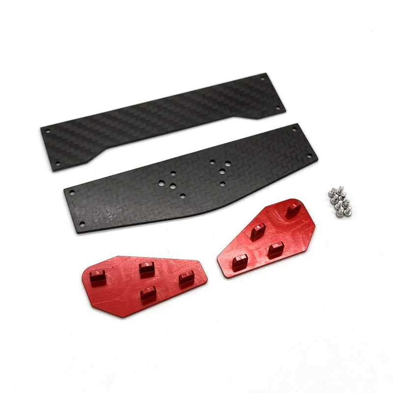 WLtoys 144001 144010 144016 124017 124007 124008 124019 124010 RC 1/12 Remote Control Car Metal Carbon Fiber Rear Wing Parts