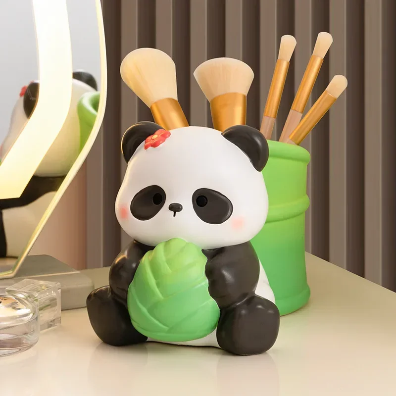 Creative Panda Pen Holder, Storage Decoration