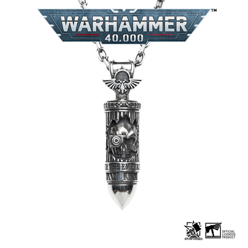 StarForged Star Casting True Silver Arrow Bullet Warhammer 40K Game Peripheral Products Explosive Bullet Trend Pendant