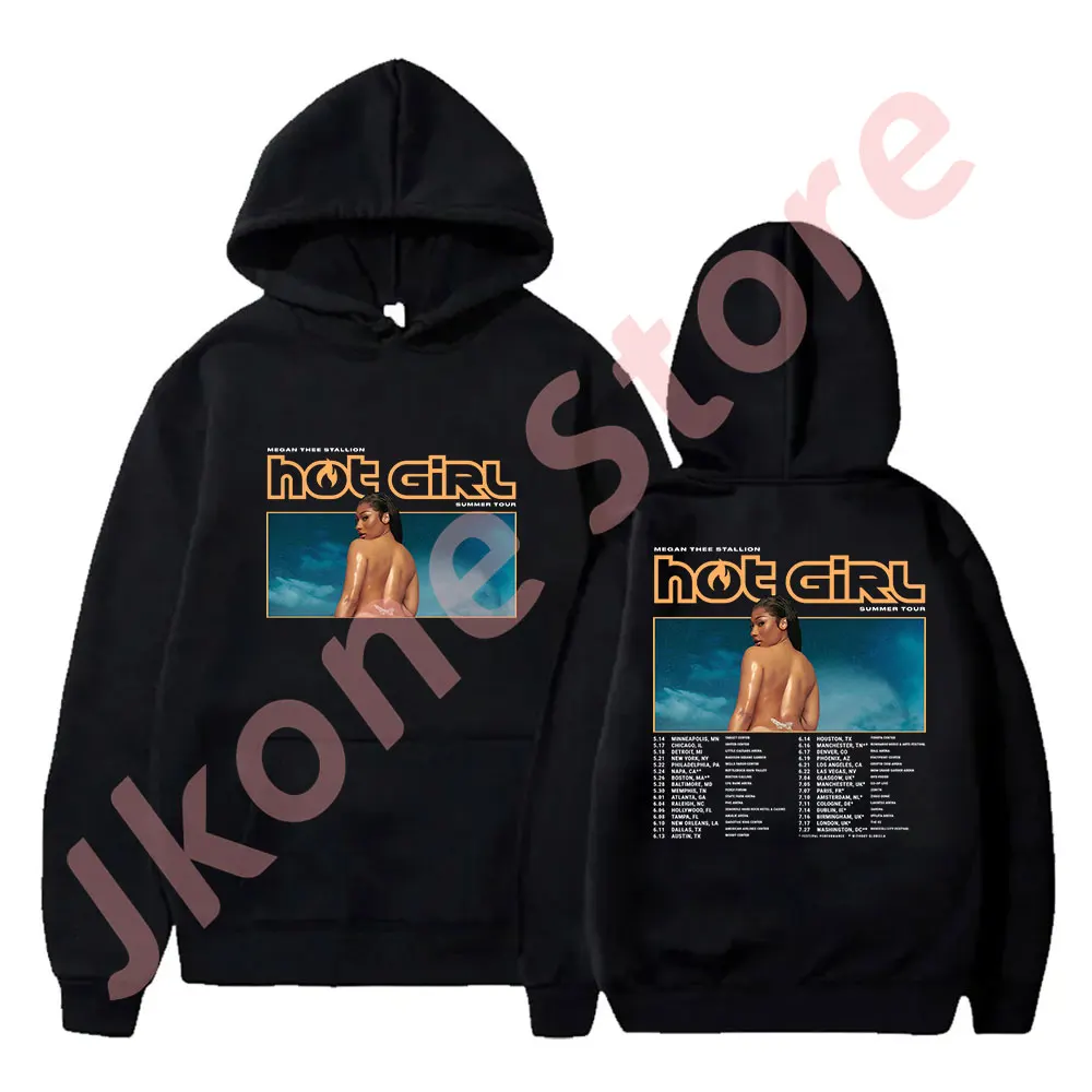 

Megan Thee Stallion Hot Girl Tour Merch Hoodies Winter Women Men Fashion Casual HipHop Sweatshirts