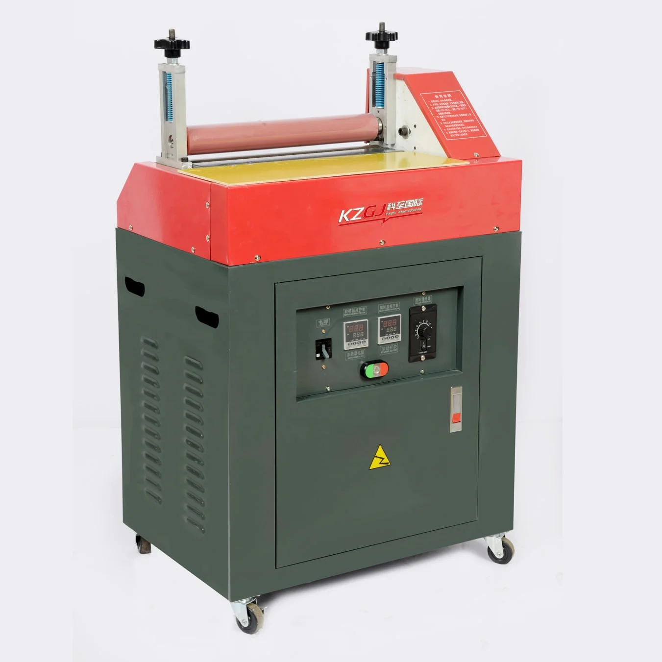 

New Hot Sale Shoe Making Machines Hot Melt Glue Coating Machine with 500mm Roller Motor 220V for Manufacturing Plant KZ-853-5