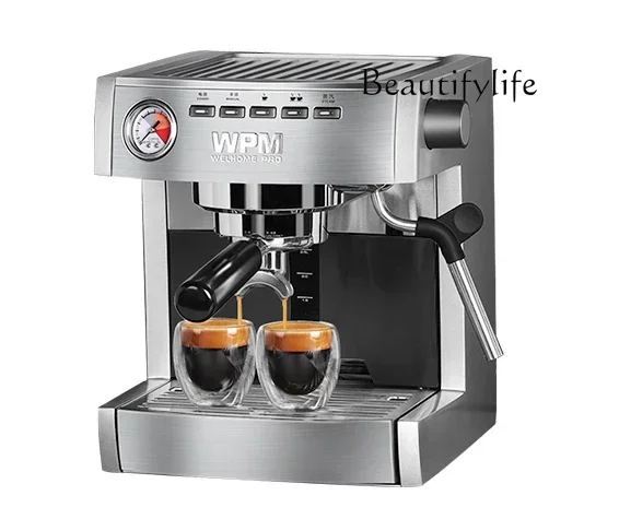 

Semi-Automatic Italian Coffee Machine Small Commercial Steam Frothed Milk Home Apparatus