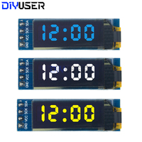 0.91 inch OLED Module White/Blue OLED 128X32 OLED LCD LED Display Module 0.91\