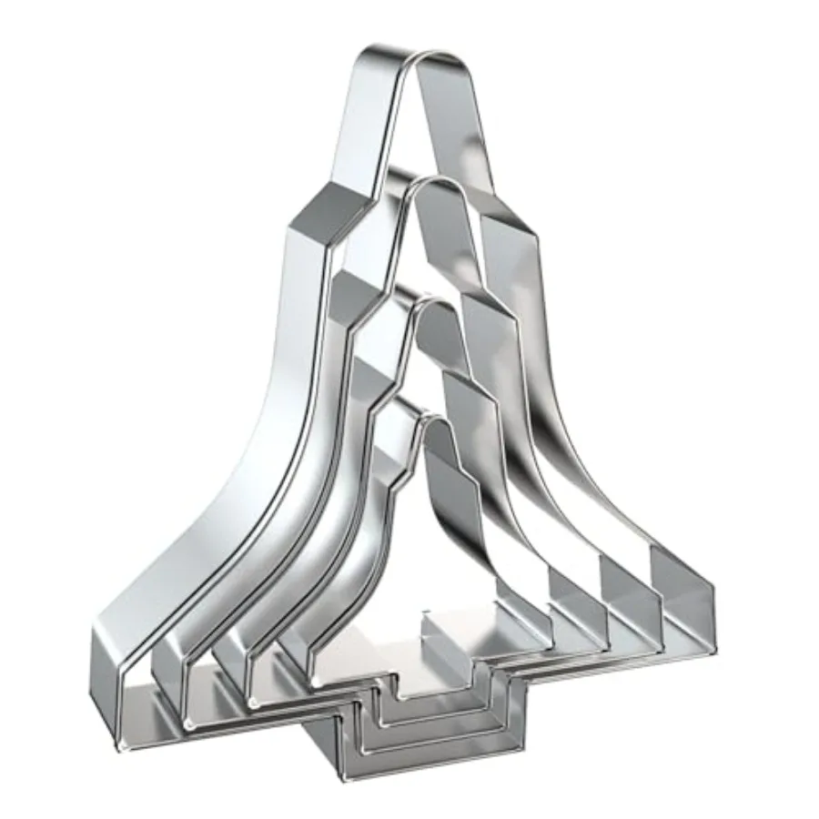 Space Shuttle Cookie Cutter Set - 5 inch 4 inch 3 inch 2 inch - 4 Piece Flying Universe Outer Space Spaceship Cookie Cutters Sh
