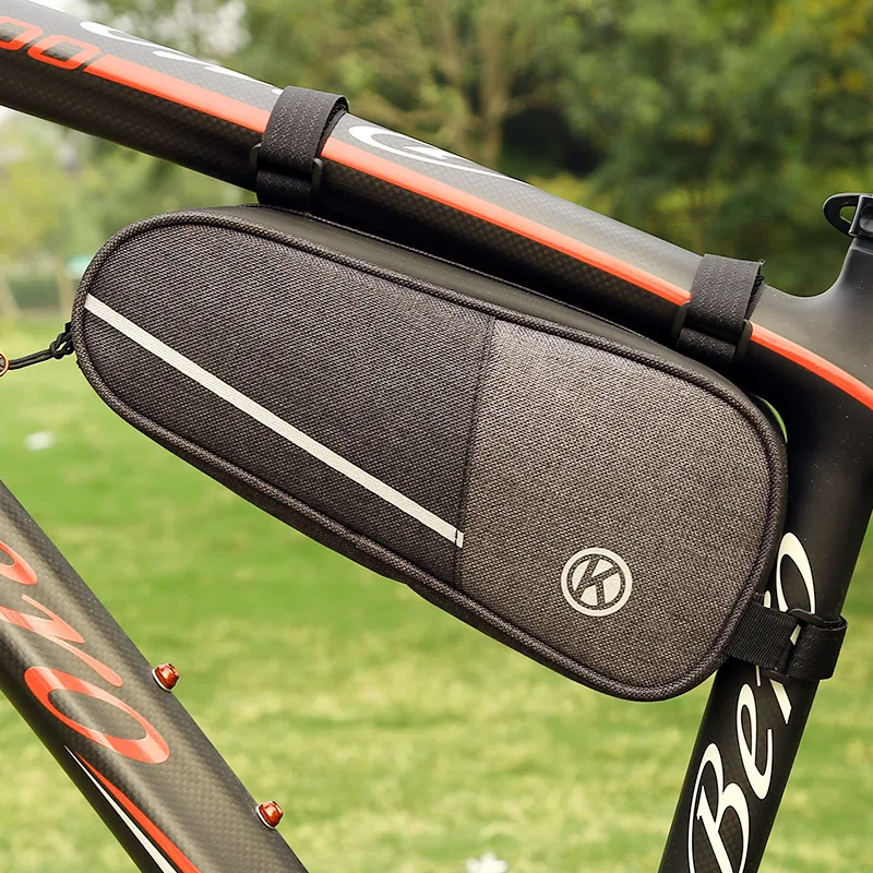 Bike Bicycle Bag Front Tube Frame Handlebar Waterproof Cycling Bags Triangle Pouch Frame Holder Bicycle Accessories