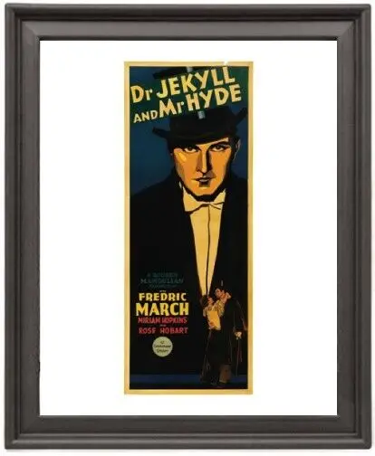 

Framed Poster Dr. Jekyll and Mr. Hyde 1931 2 Picture Frame 16x12 inches Photo Paper Print