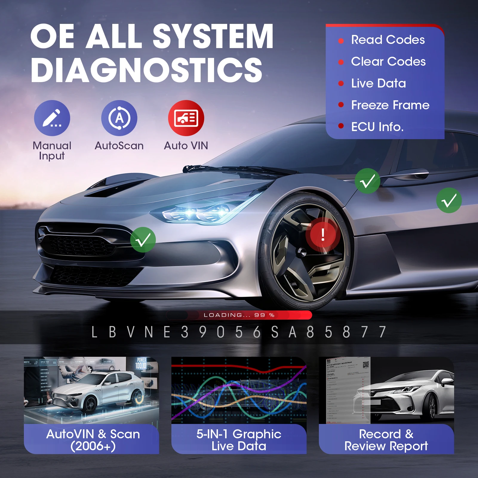 Picture 5: Autel MaxiIM IM508S IMMO Key Programmer Auto All System Diagnostic Scanner IM508S Pro Key Fob Programming Tools