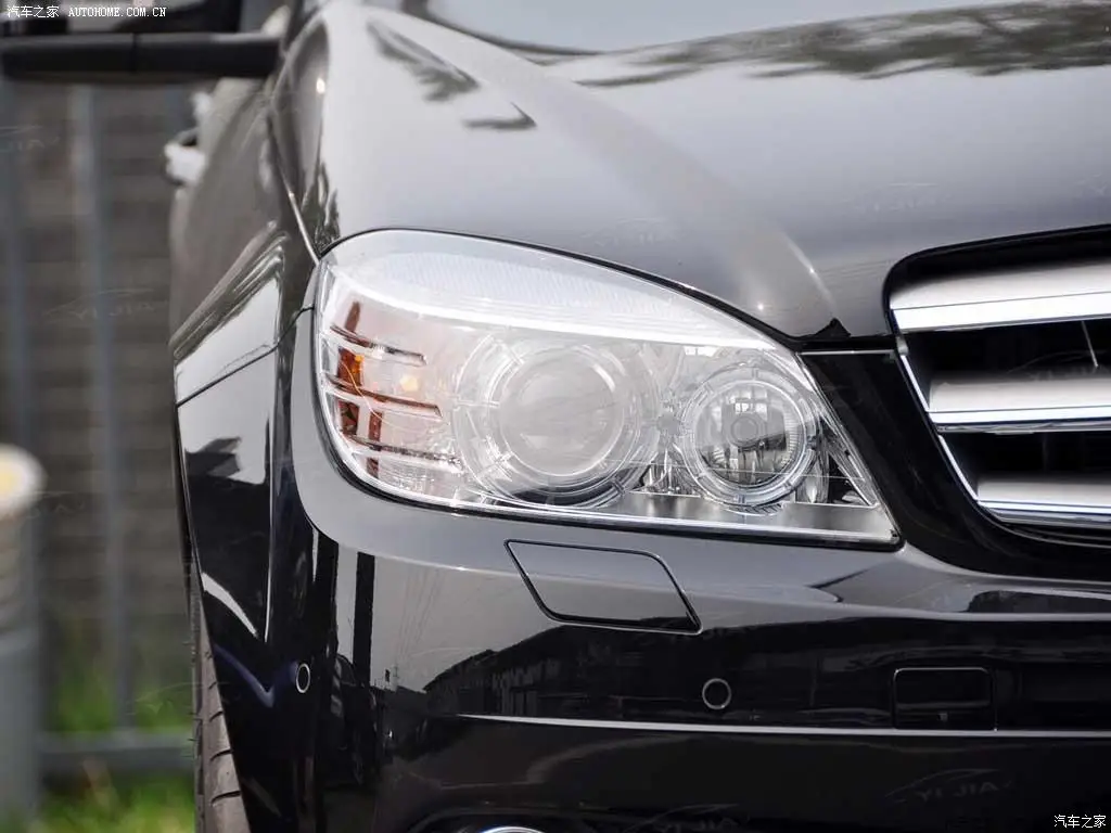 مصباح واضح قذيفة اليسار اليمين لمرسيد بنز C-Class W204 2007-2010 غطاء عدسة المصباح الأمامي للسيارة