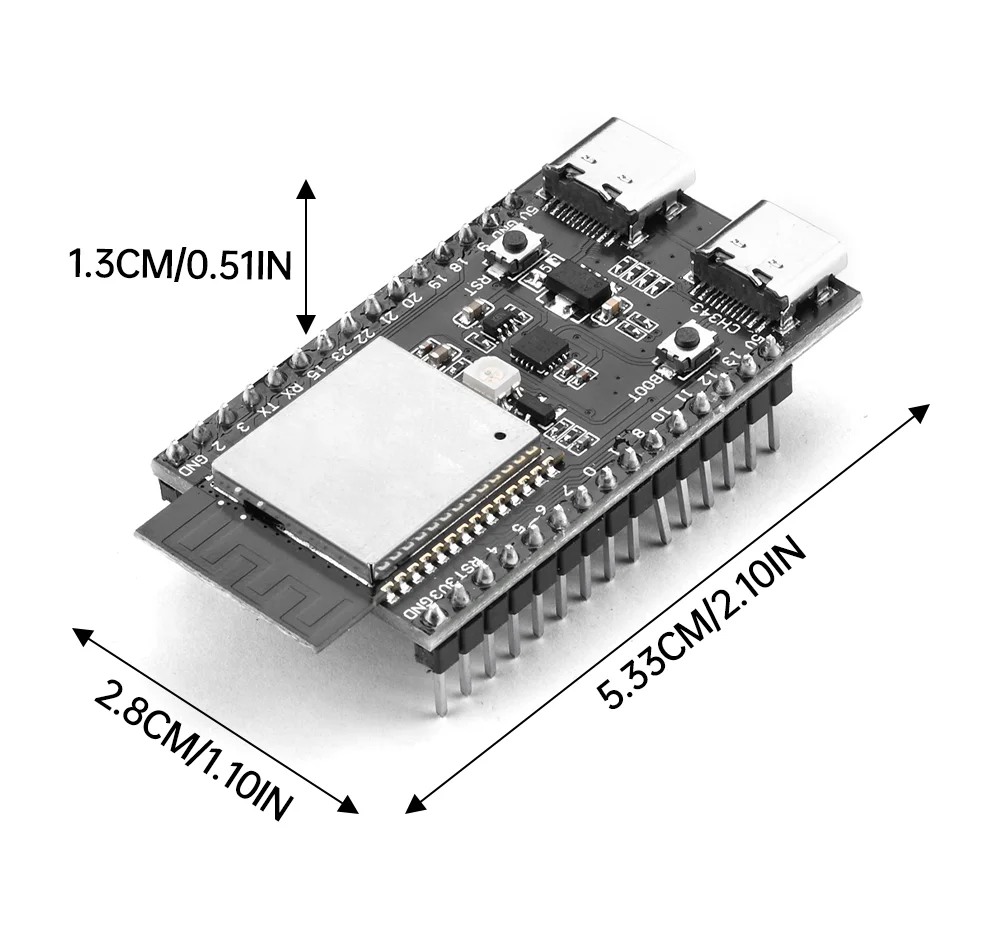 Esp32 c6 entwicklungs board wifi bluetooth modul für arduino internet der sachen ESP32-C6-WROOM-1 TYPE-C 4mb 8mb 16mb flash