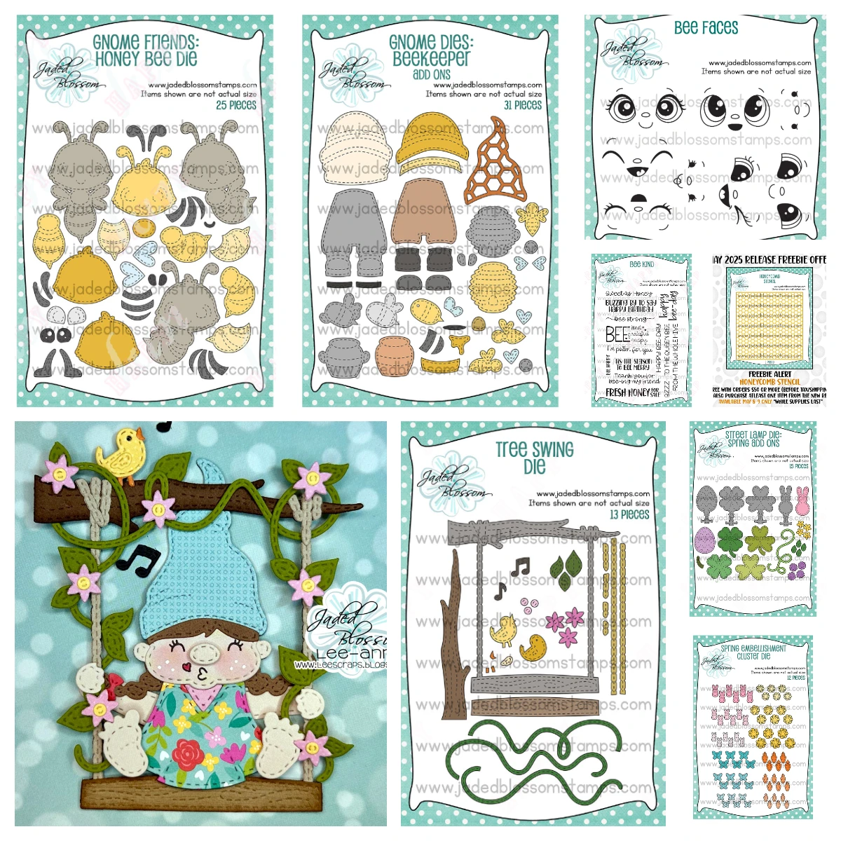 

Honey Bee Die Stamps and Metal Cutting Dies for DIY Craft Making Greeting Card Scrapbooking Decoration Gnome Friends 2025 New