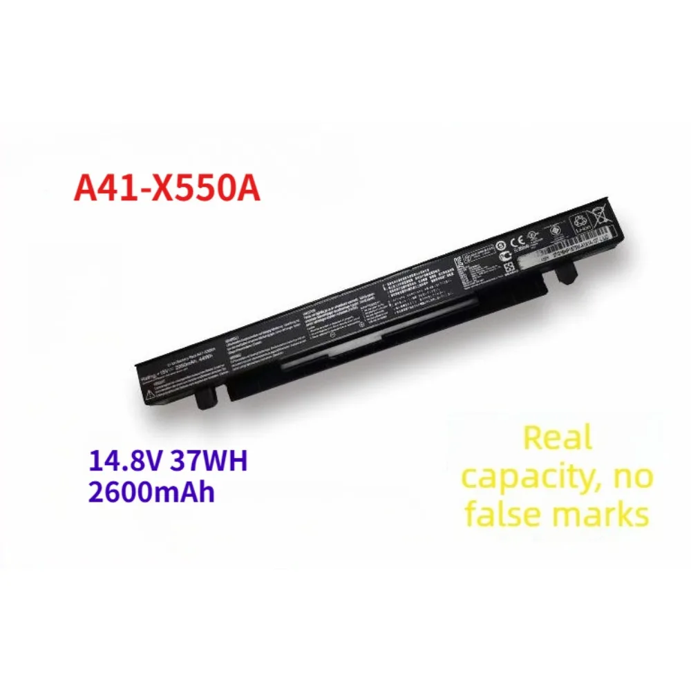 Laptop Battery For asus A550C X550A X550C X452C R510C R409C P550C P450C K550C K450C F552C F550C K450L R510L X550D 37Wh A41-X550A