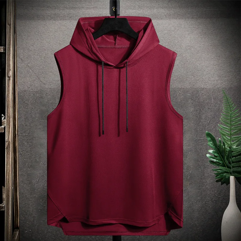 Men's Fleece Lined Vest Waistcoat T-Shirt Combination for Teenagers Junior High School A-Line Narrow Shoulder Design Citywalk