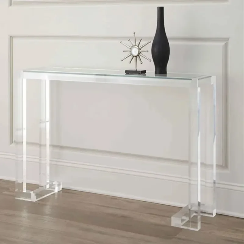 

Nordic Luxury Corner Table Fashion Simple Glamour Trendy Entryways Table Modern Elegant Tavolo Salotto Hallway Table Furniture