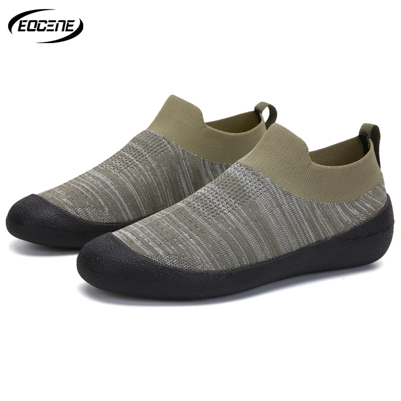 EOCENE Men Lightweight Breathable Soft Barefoot Sports Shoes Male Outdoor Fitness Exercise Gym Cycling Walking Running Sneakers