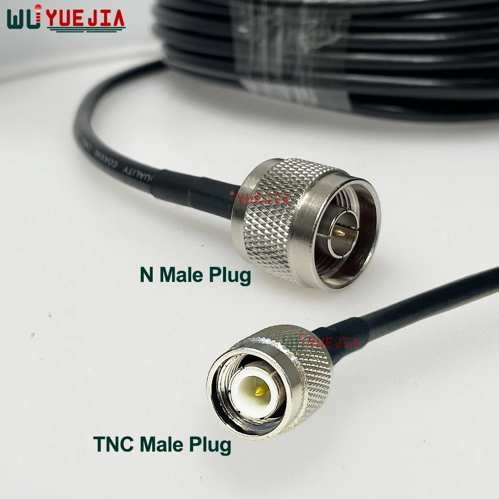 10 CM~30 Meters RG58/U L16 N Male Plug to L12 TNC / RP-TNC Male Plug Female Jack Connector 50 ohm RF Coax Cable Extension Jumper