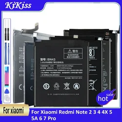 Batterij Voor Xiaomi Redmi Note 2 3 4 4x 5 5a 6 7 Pro Model Bm42 Bm45 Bm46 Bn31 Bn41 Bn43 Bn45 Bn48 Bn4a