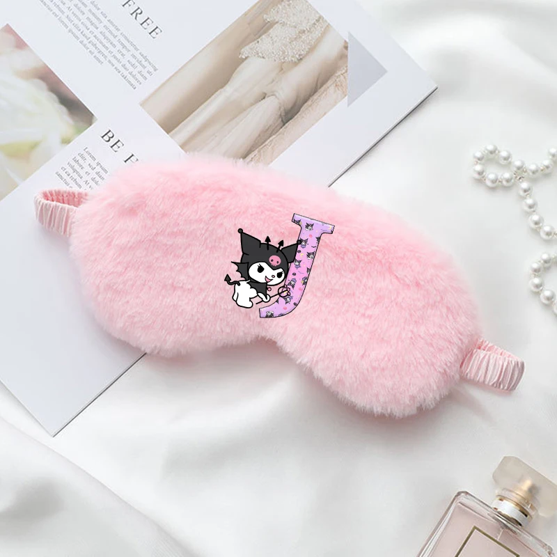 Kuromi أفخم قناع عين Kawaii فتاة تنفس قيلولة لصقة عين الإبداعية الكرتون نمط النوم الغمامة الكبار الأطفال أنيمي الهدايا #5