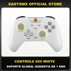 EasySMX X05 Controller di gioco Bluetooth Gamepad Wireless compatibile con PC/telefono/Switch/ Steam Gamer, luce RGB, effetto Hall