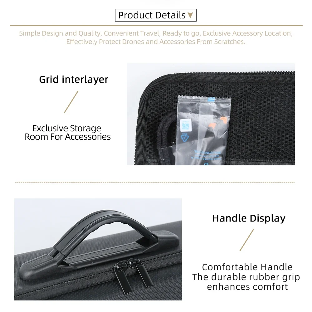 

Carrying Case for DJI Mini 5 Pro Drone,Travel Hard Case Portable Storage Shoulder Bag RC2 RC N3 Remote Controller and Accessorie