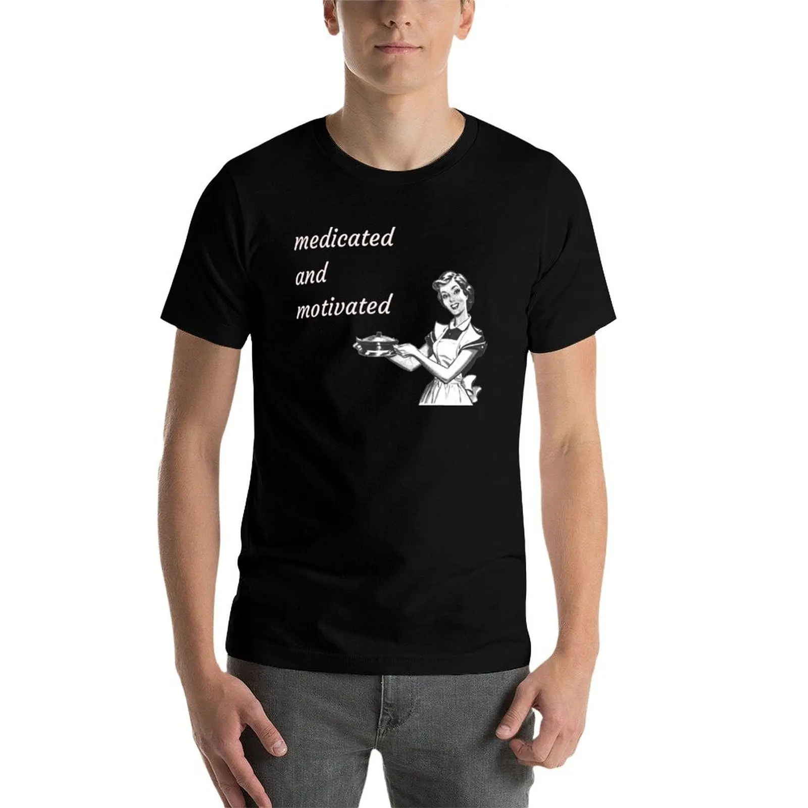 تي شيرت طبي + تحفيز تي شيرت للرجال تي شيرت قطني للرجال جرافيك مضحك تي شيرت قطن 100% تي شيرت #3