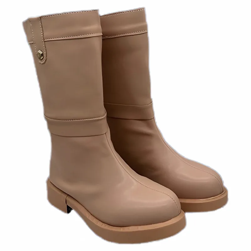 Frieren Sapatos Cosplay Anime Sapato Mulheres Botas De Couro PU