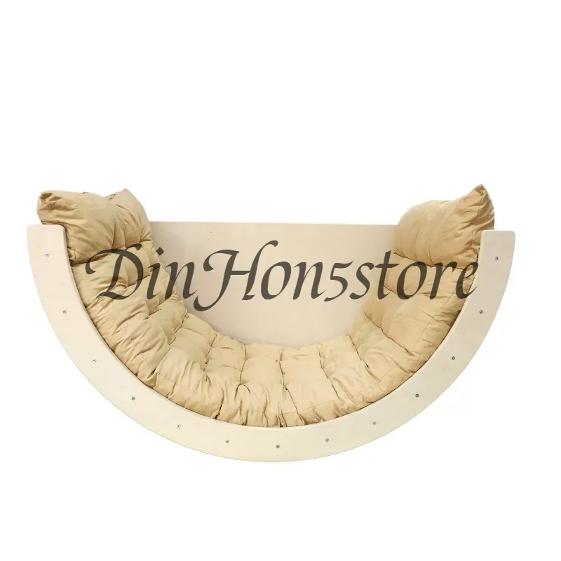Children's recliner Baby rocking chair Multifunctional climbing frame Arch bridge rocking chair