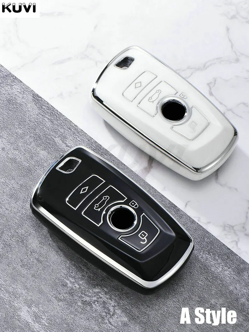 TPU Car Key Case Cover Shell Fob For BMW F30 F31 F32 F34 F20 F21 F07 F10 1 3 5 7 Series X1 X3 G01 X4 G02 X5 F15 F16 M3 M4 Etc image 3