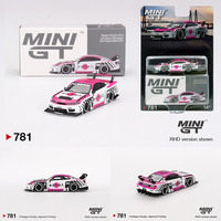 MINIGT 781 1:64 LBWK LB Super Silhouette S15 Silvia Auto Finesse SEMA 2023 Diecast Diorama Model Collection Toys