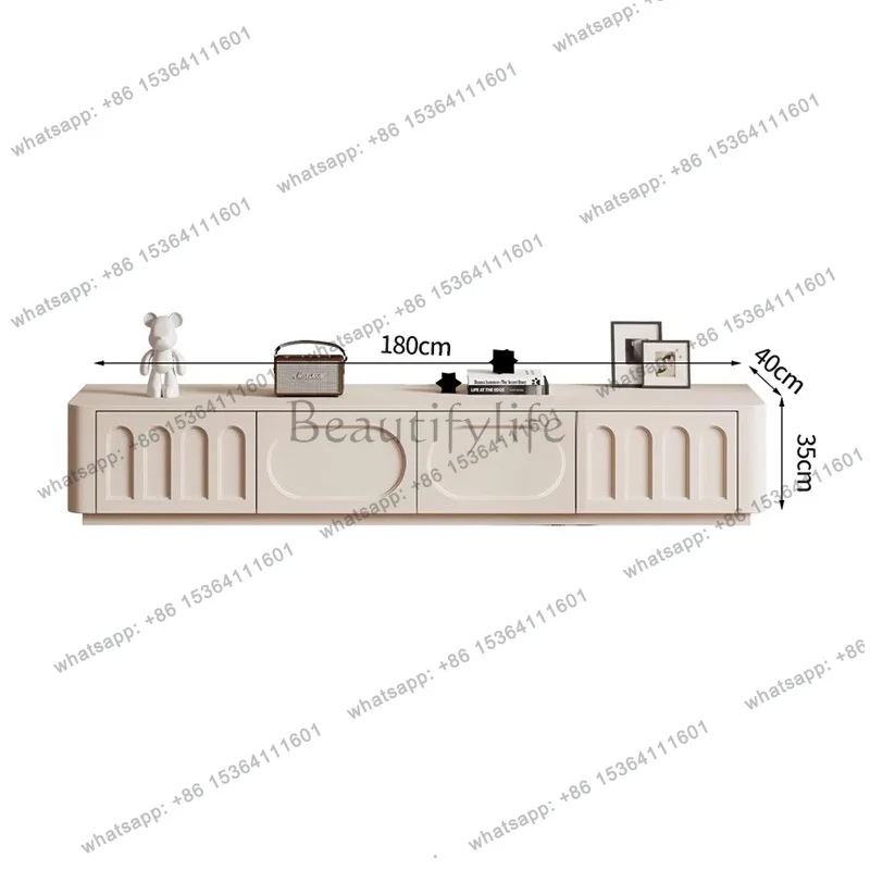 YJ Elegant Glamour Tv Stand French Simple Designer Beauty Tv Stand Modern Nordic Mobiletto Porta Tv Furniture Home Living Room