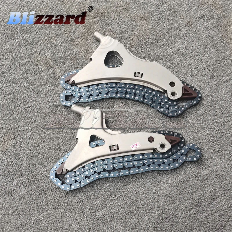 1 Pair of Left and Right Timing Chains for Vulnerable Parts of Automotive Parts A2760502316 A2760502416 for Mercedes Benz