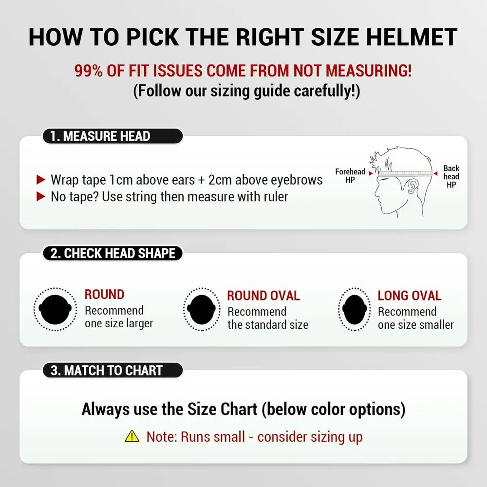 Men's & Women's Dual Visor Off-Road Motocross Helmet with Sunshield, DOT Approved (Black, XXL)