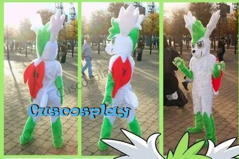 

Shaymin Hedgehog Shrub Mascot Costume Cartoon Apparel Masquerade Birthday Party Cosplay Christmas Fancy Outfits for Adults