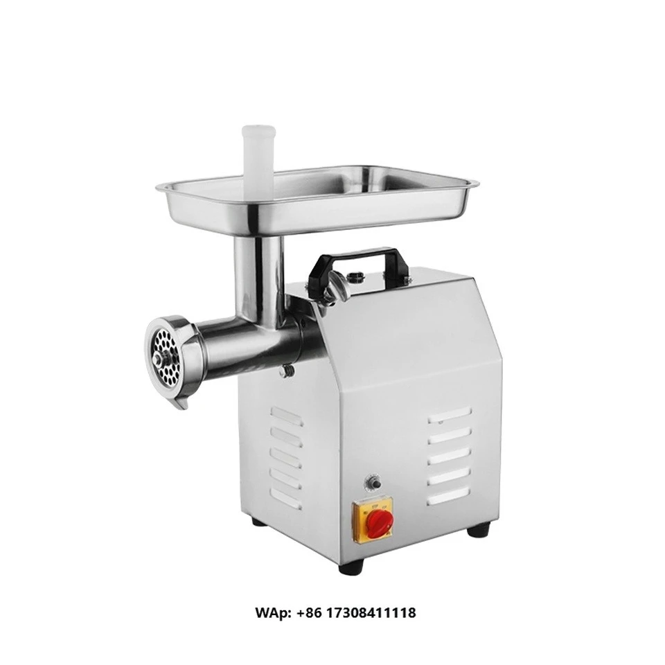 TD-12 High Output Industrial Electric Meat Mincer Stainless Steel With Reliable Motor for Restaurants and Hotels New