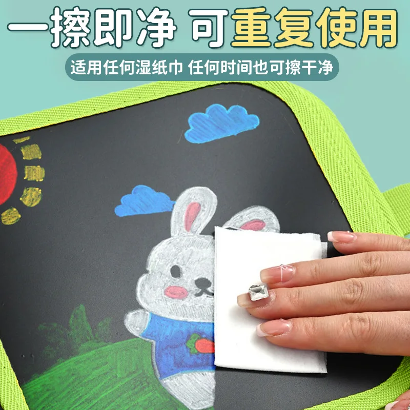 Fun Toy Education Children's DIY Painting Book Reusable Drawing Board Magic Blackboard Chalk Watercolor Pen Drawing Toys Gifts