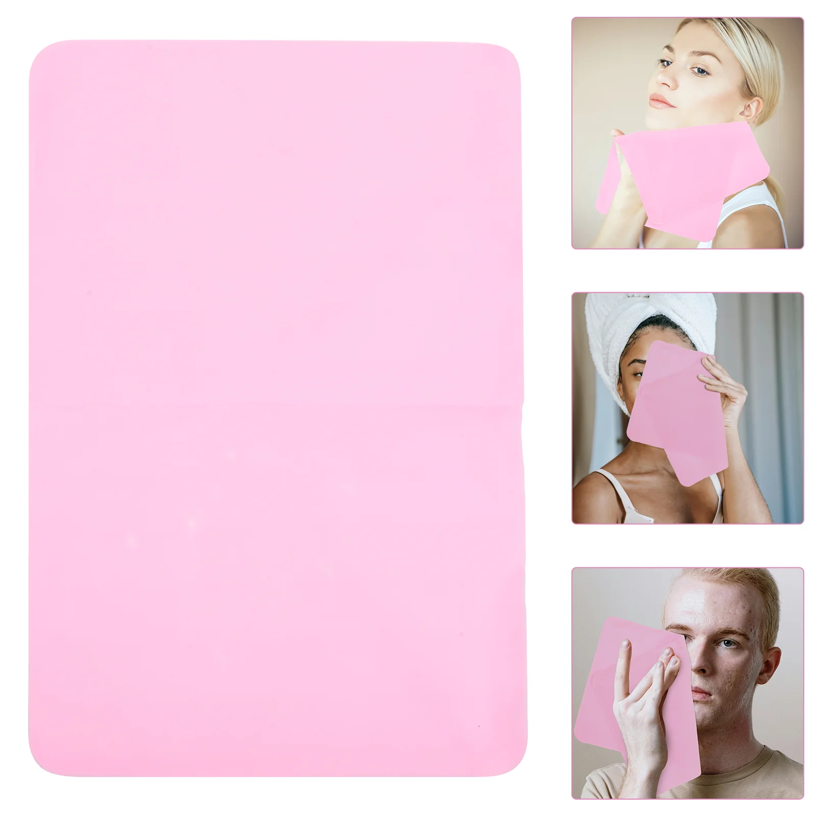 

3 Pcs Wash Face Sponge Facial Cleansing Sponge Fashion Makeup Tools (Size , Random Color)