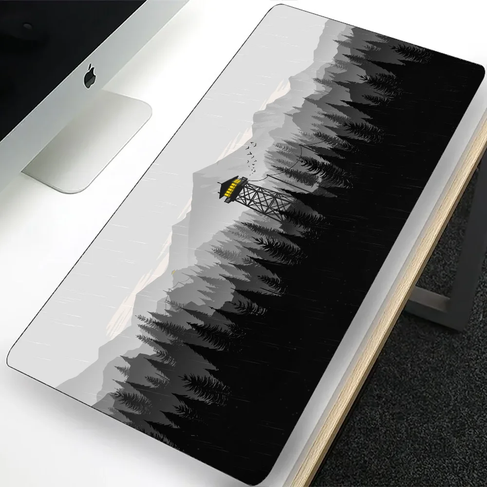 Deep Forest Sunset Large Gaming Mouse Pad Computer Mousepad PC Gamer Laptop Mouse Mat Office Mausepad XXL Keyboard Mat Desk Pad