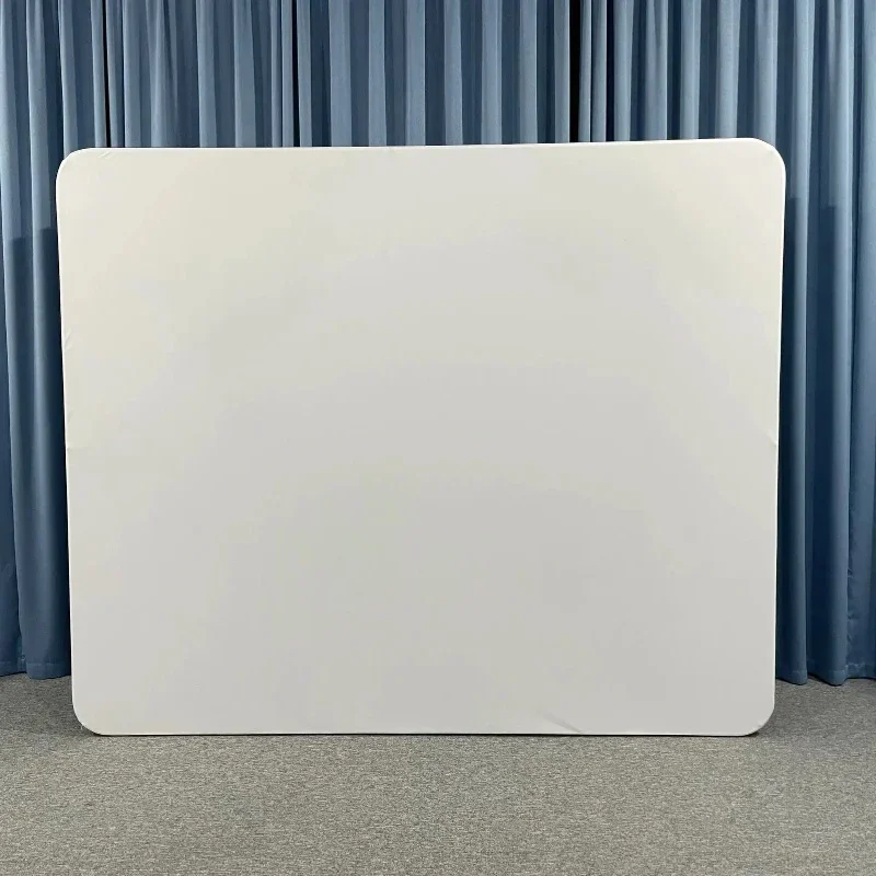 كيس وسادة مستقيم بطباعة مخصصة مجانية ثلاثية الأبعاد بإطار 9x7.5x2ft وغطاء جانبي أبيض وأسود لكشك الصور