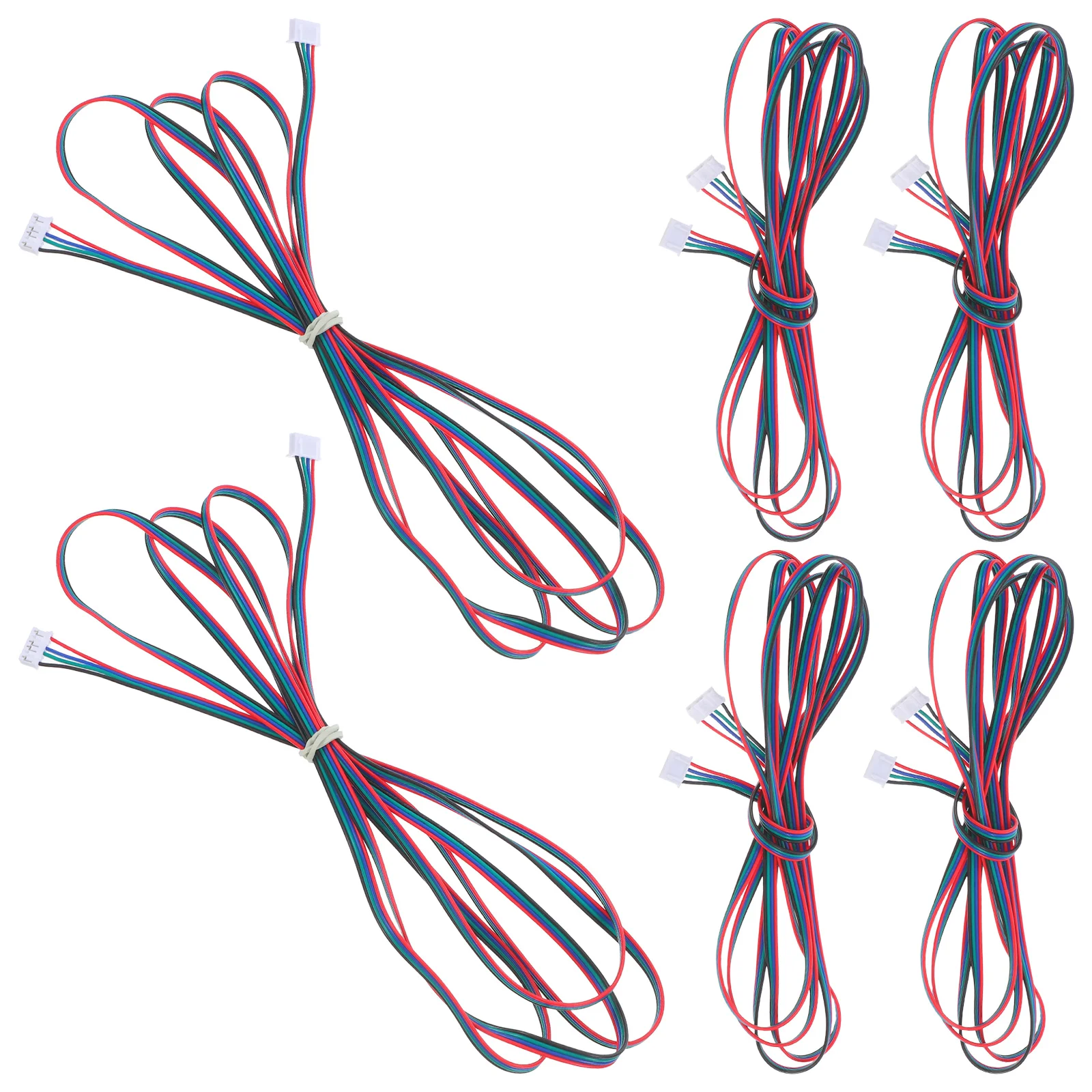 6Pcs 2M .54 to 6Pin Motor Connection Terminals for 3D Printer Stable Operation High Conductivity Motor Wire Splices