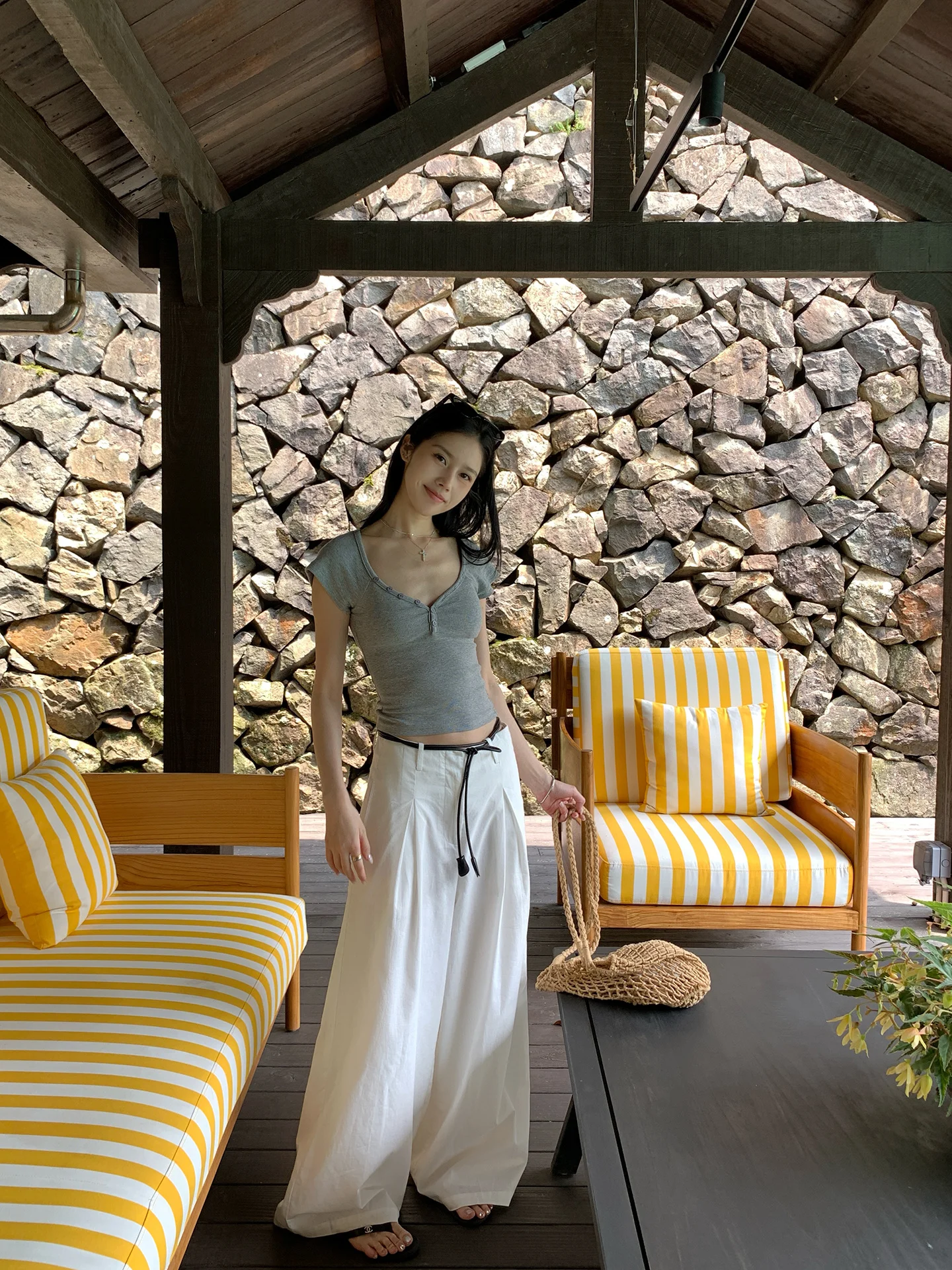 

Брюки женские элегантные зимние шерстяные для похудения прямые минималистичные профессиональные на пуговицах нейтральные формальные высококачественные трикотажные молодежные